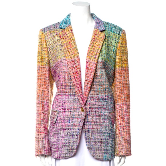 Escada Tweed Rainbow Blazer - Picture 1 of 3